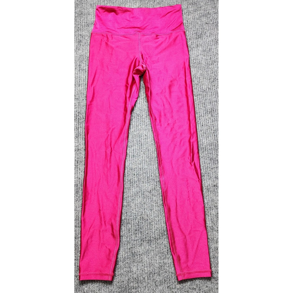 Athleta Elation Shine Tight Leggings Fuchsia Pink High Rise Small Petite SP